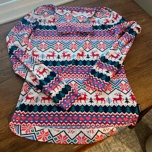 Lands End ladies winter themed turtle neck.